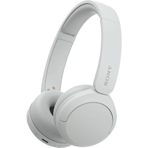 Sony WH-CH520, Wireless Bluetooth Headphones, up to 50 Hours Battery Life with Quick Charge- White