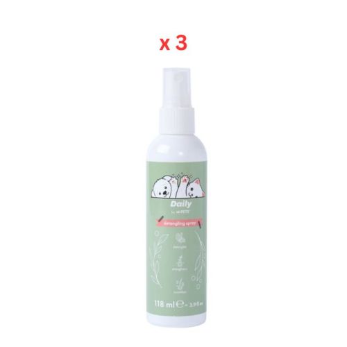 M-Pets Daily Pet Detangling Spray 118ml Pack Of 3