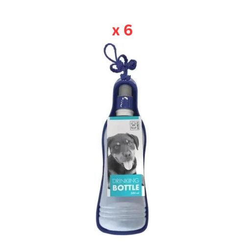 M-pets Dog Drinking Bottle 500ml (Pack of 6)