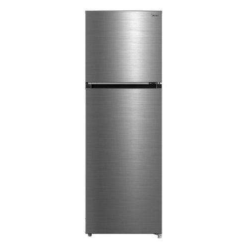 Midea 395L Gross Double Door Refrigerator With Multi-Air Flow Technology, Equipped With Smart Sensor, Inverter Quattro, Active-C Fresh Technology & Smart Cooling, Silver - MDRT395MTE46AE
