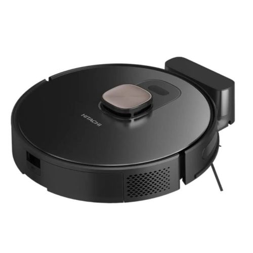 Hitachi Robot Vacuum Cleaner With LDS Navigation Mapping, Powerful Suction Power Up to 5000Pa, Auto Charge - RVX20PBKCG