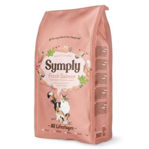 Symply Fresh Salmon All Lifestages Dry Cat Food 1.5Kg