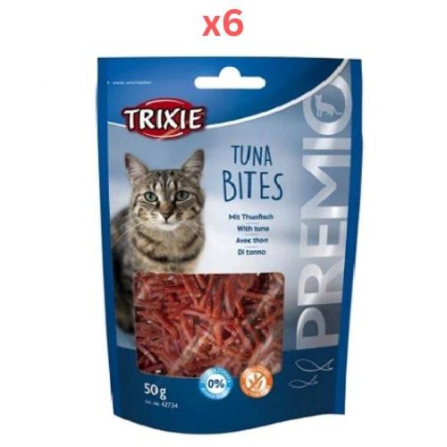 Trixie Premio Tuna Bites Cat Treats 50G (Pack of 6)