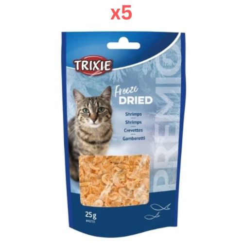 Trixie Premio Freeze Dried Shrimps Cat Treat 25G (Pack of 5)