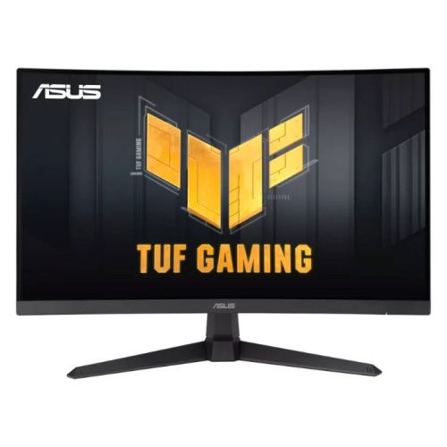 Asus TUF Gaming 27inch FHD 1920X1080 Curved Gaming Monitor, 180Hz, Curved 1500R, Anti-glare, 1ms, HDMI, DisplayPort, Adjustable Stand, Black - VG27VQ3B-AE