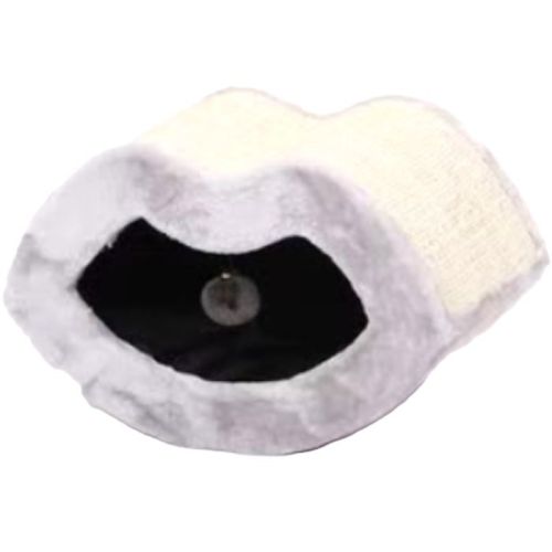 Catry Cat House with Scratch Post Multicolor  (UAE Delivery Only)