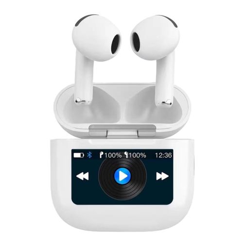 Porodo Soundtec Glimpse Touch, Display TWS - White