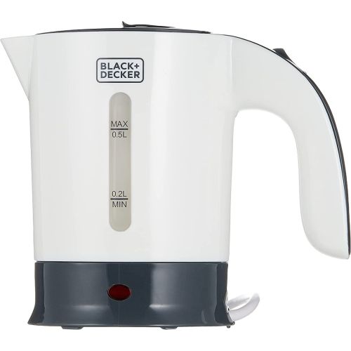 Black+Decker Travel Kettle, White - TR250JA