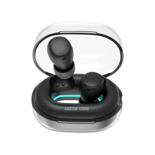 Green Lion Denver True Wireless Earbuds, Black