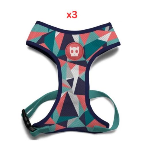 Zee Dog Ella Adjustable Air Mesh Harness Medium (Pack Of 3)