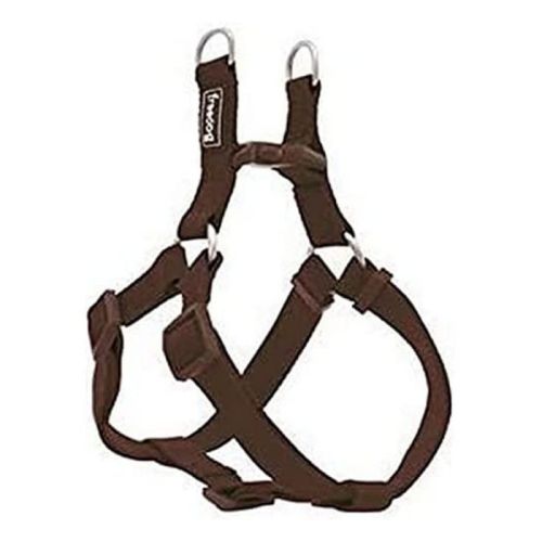 Freedog Basic Nylon A-Type Harness for Dogs Brown - Extra Large