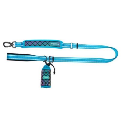 Freedog Boreal Reflective Leash for Dogs - Capri-Blue Small