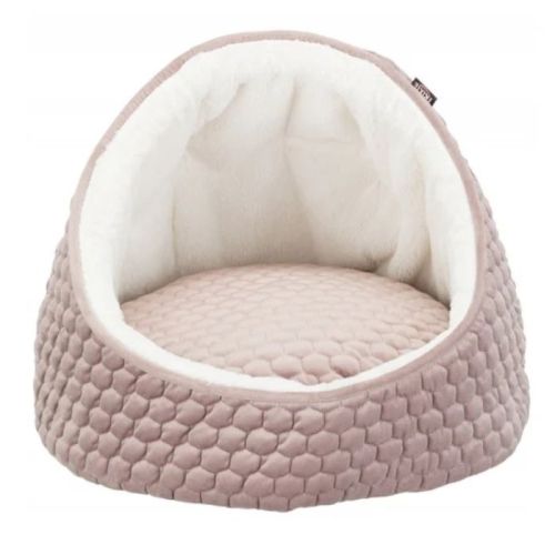Trixie Livia Cuddly Cave Bed For Dogs & Cats - Antique Pink - 45X33Cm