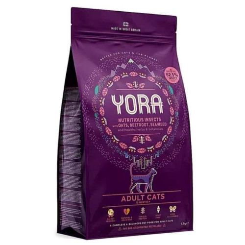 Yora Pet Foods Insect Protein Adult Dry Cat Food 1.5Kg