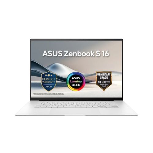 Asus Zenbook S 16 OLED UM5606GA Laptop, 16inch 3K OLED 120Hz Display, AMD Ryzen AI 9 465 Processor, 32GB RAM, 2TB SSD, Windows 11 Home, Backlit English Keyboard, 1 Year Warranty