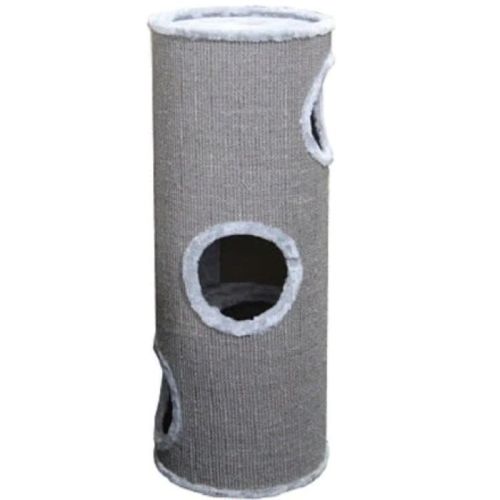 Ebi Trend Cat Dome Everlast Tower Level 3 Cat Scratcher - Grey 37X37X100Cm