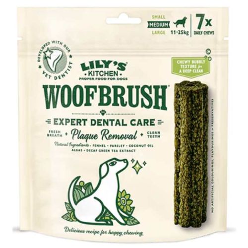 Lily's Kitchen Woofbrush Dental Dog Chews Bulk Pack Medium