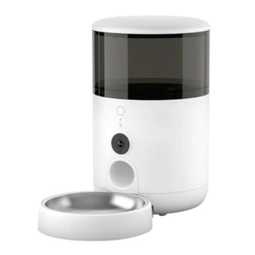 Petoneer Nutrivue Feeder with Camera with Stainless Steel Bowl - White 35X19X31CM