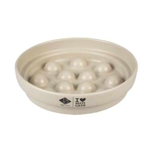 D&D Home I Love Happy Cats Sue Slow Feeder Dot Cat Bowl