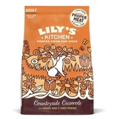 Lily's Kitchen Countryside Casserole with Chicken, Duck & Sweet Potatoes Adult Dry Dog Food 2.5KG