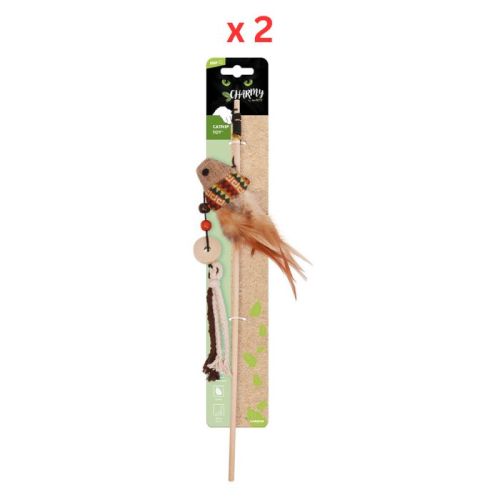M-Pets Charmy Sardine Catnip Cat Toy Pack Of 2