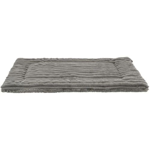 Trixie Lonni Corduroy Plush Lying Mat For Dogs - Grey 90X65Cm