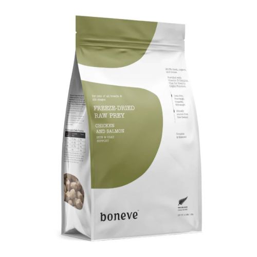 Boneve Freeze-Dried Raw Prey Chicken & Salmon Dry Cat Food 80G