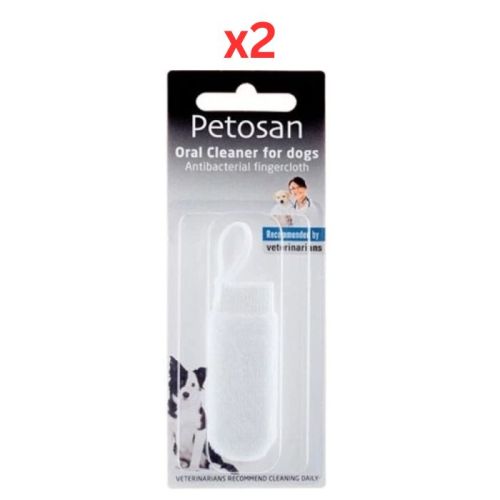 Petosan Oral Cleaner Fingercloth For Dogs (Pack of 2)