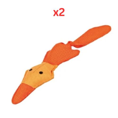 Trixie Aqua Duck Floatable Toy For Dogs - Orange 50cm (Pack Of 2)