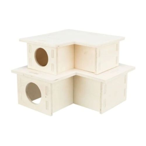 Trixie 3 Chambers Small Pet House 25X10X25Cm