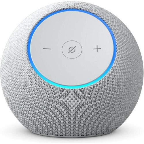 Amazon Echo Dot Max, Alexa speaker with room-filling sound and nearly 3x bass- Glacier White