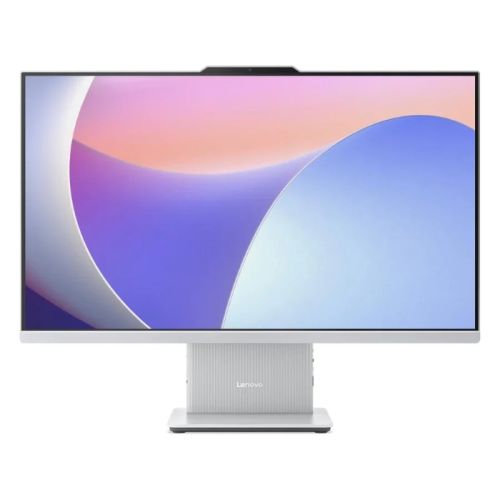 Lenovo Idea Centre 27inch FHD Display All-in-One Desktop PC, Intel Core 5 210H Processor, 16GB RAM, 512GB SSD, DOS, Arabic Keyboard & Mouse, Cloud Grey - F0HM00NHAX