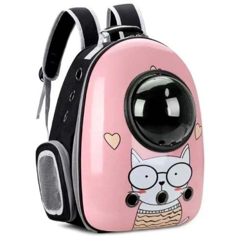 Cozy Paws Mr.Kitty Transparent Capsule Pet Travel Backpack – 42X32X 29Cm