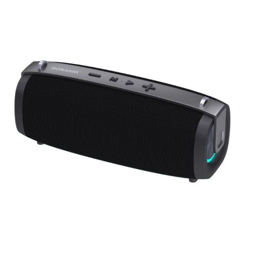 Sonashi Rechargeable Bluetooth Speaker With Calling Function, Black Sbs-721
