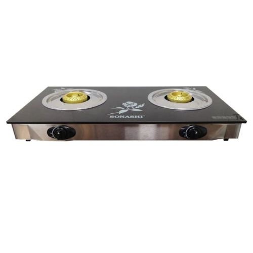 Sonashi Two Gas Burner Full Safety Glass - SGB-210GFFD