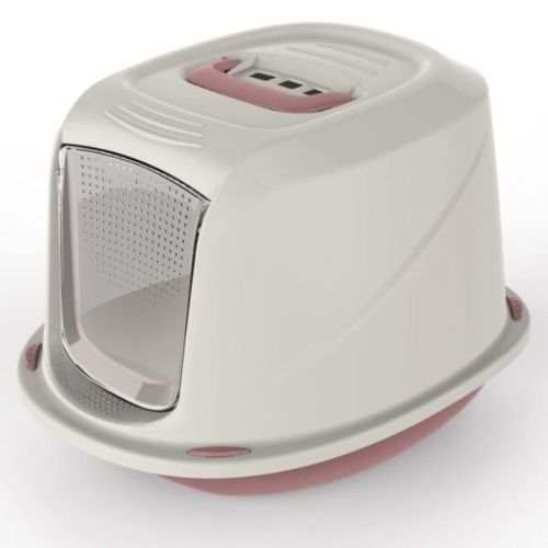 Georplast Galaxy Deluxe Cat Litter Box - Pink(Pack Of 2)