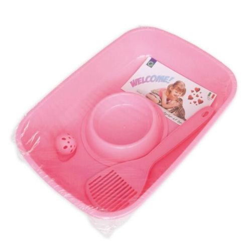 Georplast Kitten Welcome Kit - Pink (Pack Of 2)