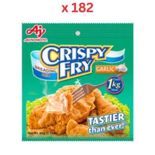 Ajinomoto Crispy Fry Breading Mix Garlic 62G Pack of 182