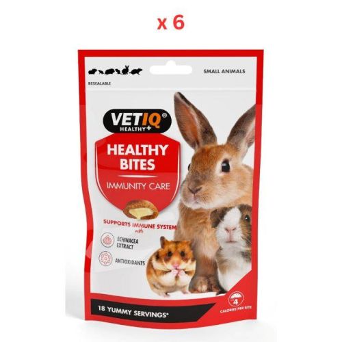 VetIQ Healthy Bites Immunity Care Small Animal Treats 30g Pack Of 6