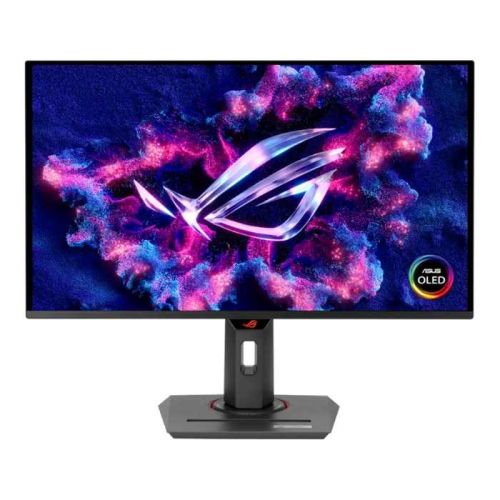 Asus ROG Strix OLED 27inch 4K UHD 3840X2160 Gaming Monitor, Anti-glare, DP, HDMI, USB-C, Adjustable - XG27UCDMG