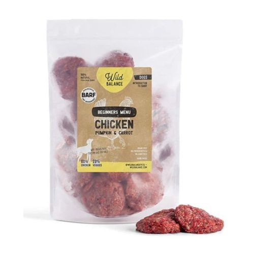 Wild Balance Complete BARF Beginners Menu Chicken Raw Food for Dogs 1Kg