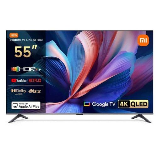 Xiaomi TV A Pro 55inch QLED 4K UHD Display Google TV, 2026