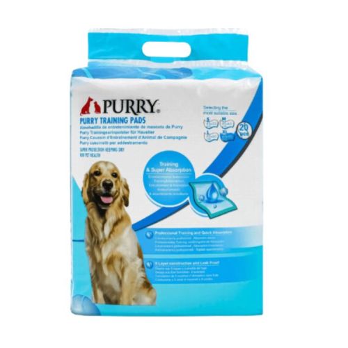 Purry Pet Training Pads - 60X90Cm - 20Pcs