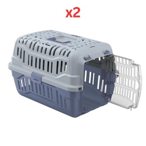 Georplast Spark Pet Carrier - Lightblue (Pack of 2)