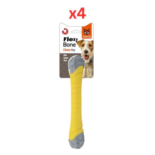 FOFOS Flexy Bone Chew Toy Large (Pack of 4)