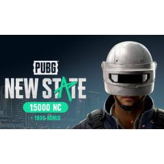 PUBG New State 15000 NC + 1800 Bonus (Instant E-mail Delivery)