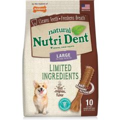 Nylabone Nutri Dent Filet Mignon 10 Count Pouch Large
