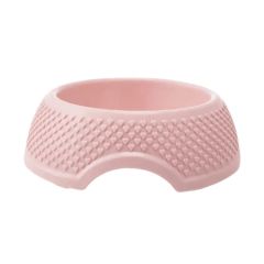 Pets Club Heart Pattern Single Bowl Pink 98ml - 18.8X6Cm