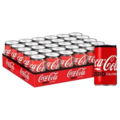 Coca-Cola Zero, Can - 30 x 150 ml