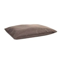 51 Degrees North Rattan Cushion Cotton Bed Brown 90cm